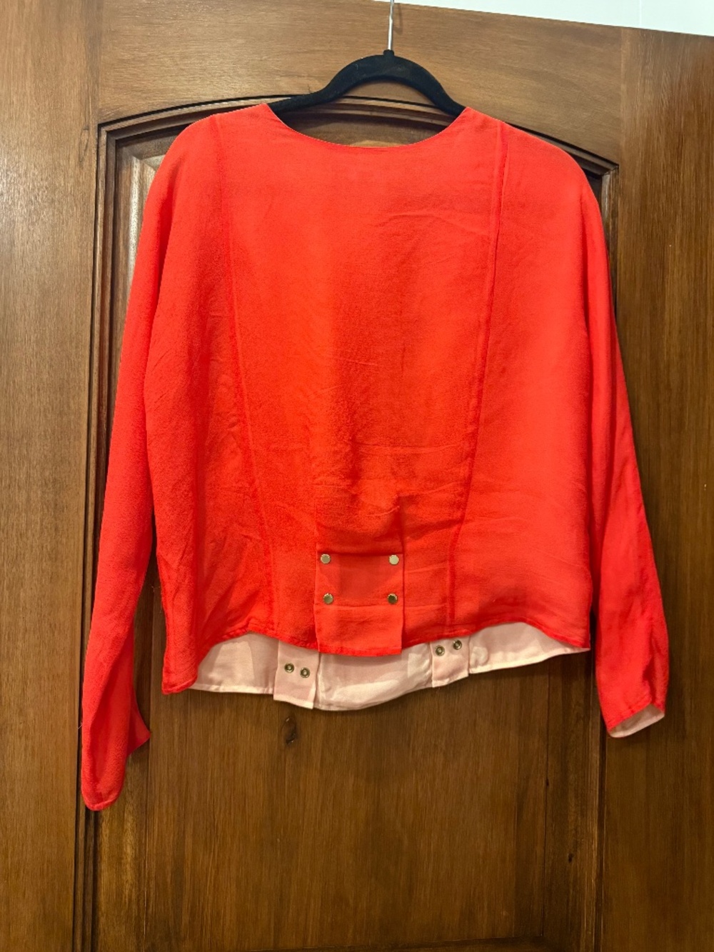 Ted baker silk orange red